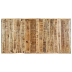 Table à manger 160x80x75 cm Bois de manguier massif brut 517297517297
