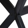 Table à manger 160x80x75 cm Bois de manguier massif brut 517297517297