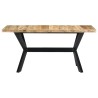 Table à manger 140x70x75 cm Bois de manguier massif brut 517298517298