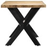 Table à manger 140x70x75 cm Bois de manguier massif brut 517298517298