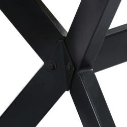 Table à manger 140x70x75 cm Bois de manguier massif brut 517298517298