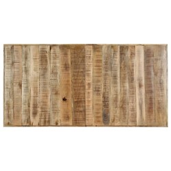 Table à manger 140x70x75 cm Bois de manguier massif brut 517298517298