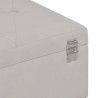 Banc avec compartiment de rangement 105 cm Gris Velours 517301517301
