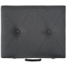 Tabouret de rangement 40 cm Gris foncé Tissu 517302517302