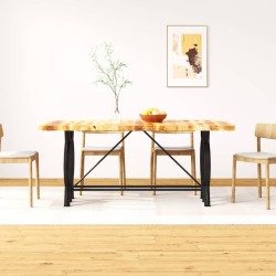 Table à manger Bois de manguier brut 180 cm 517314517314
