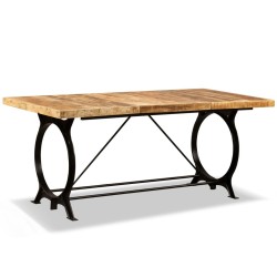 Table à manger Bois de manguier brut 180 cm 517314517314