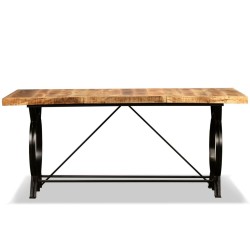 Table à manger Bois de manguier brut 180 cm 517314517314
