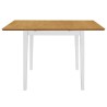 Table à manger extensible Blanc (80-120)x80x74 cm MDF 517315517315