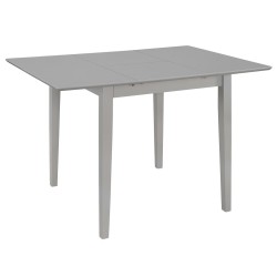 Table à dîner extensible Gris (80-120) x 80 x 74 cm MDF 517319517319