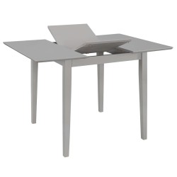 Table à dîner extensible Gris (80-120) x 80 x 74 cm MDF 517319517319