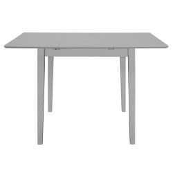 Table à dîner extensible Gris (80-120) x 80 x 74 cm MDF 517319517319