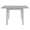 Table à dîner extensible Gris (80-120) x 80 x 74 cm MDF 517319517319