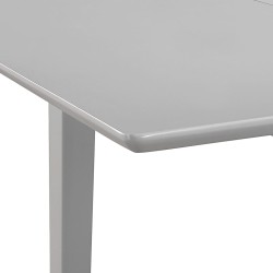 Table à dîner extensible Gris (80-120) x 80 x 74 cm MDF 517319517319