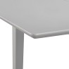 Table à dîner extensible Gris (80-120) x 80 x 74 cm MDF 517319517319