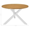 Table de salle à manger Blanc 120 x 75 cm MDF 517320517320