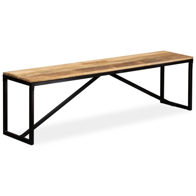 Banc Bois de manguier massif 160x35x45 cm 517323517323