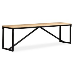 Banc Bois de manguier massif 160x35x45 cm 517323517323