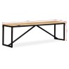 Banc Bois de manguier massif 160x35x45 cm 517323517323