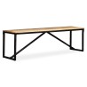 Banc Bois de manguier massif 160x35x45 cm 517323517323