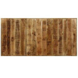 Table à manger Bois de manguier massif et croix en acier 180 cm 517326517326