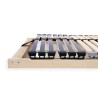Sommier à lattes sans matelas avec 42 lattes 7 zones 70x200 cm 517329517329