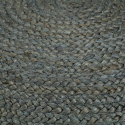 Pouf fait à la main Vert olive 45 x 30 cm Jute  517331517331