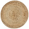 Pouf fait à la main Vert olive 40 x 45 cm Jute  517333517333