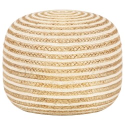 Pouf fait à la main 45x30 cm Jute  517334517334