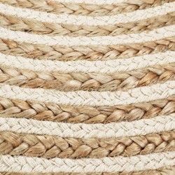 Pouf fait à la main 45x30 cm Jute  517334517334
