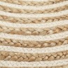 Pouf fait à la main 45x30 cm Jute  517334517334