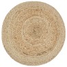 Pouf fait à la main 45 x 30 cm Jute  517337517337