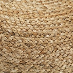 Pouf fait à la main 45 x 30 cm Jute  517337517337