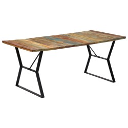 Table de salle à manger 180x90x76cm Bois de récupération solide 517339517339