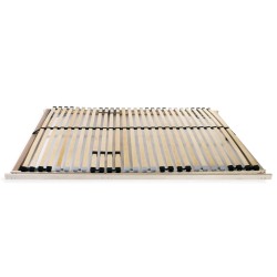 Sommier à lattes sans matelas avec 28 lattes 7 zones 140x200 cm 517344517344