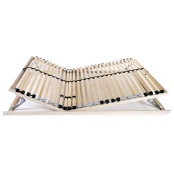 Sommier à lattes sans matelas avec 28 lattes 7 zones 140x200 cm 517344517344