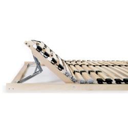 Sommier à lattes sans matelas avec 28 lattes 7 zones 140x200 cm 517345517345