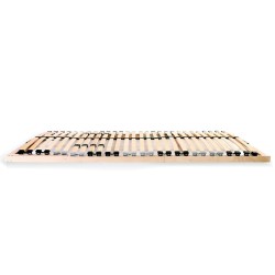 Sommier à lattes sans matelas avec 28 lattes 7 zones 120x200 cm 517347517347