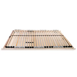 Sommier à lattes sans matelas avec 28 lattes 7 zones 120x200 cm 517349517349