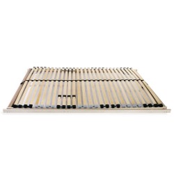 Sommier à lattes sans matelas avec 28 lattes 7 zones 100x200 cm 517352517352