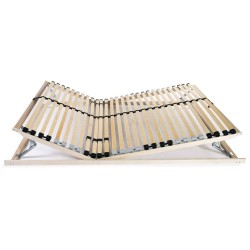 Sommier à lattes sans matelas avec 28 lattes 7 zones 100x200 cm 517352517352