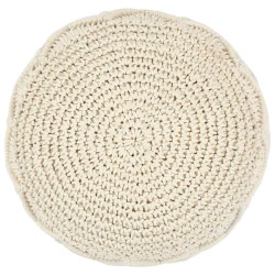 Pouf fait à la main en macramé 45 x 30 cm Coton 517357517357
