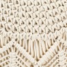 Pouf fait à la main en macramé 45 x 30 cm Coton 517357517357
