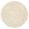Pouf fait à la main en macramé 45 x 30 cm Coton 517358517358