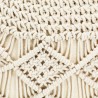 Pouf fait à la main en macramé 45 x 30 cm Coton 517358517358