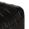 Pouf 40 x 40 x 40 cm Noir Cuir véritable de chèvre 517362517362