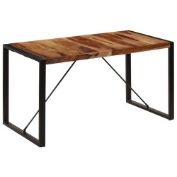 Table de salle à manger 140x70x75 cm Bois de Sesham massif 517365517365