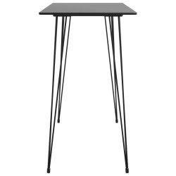 Table de bar Noir 120x60x105 cm 517380517380