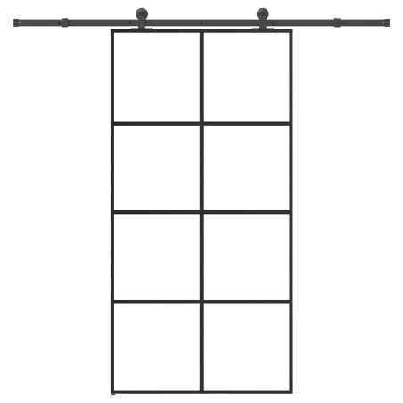 Porte coulissante et kit de quincaillerie 102,5x205cm Verre ESG 517382517382