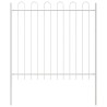 Clôture de jardin 2 pcs Blanc 3,4 x 1,5 m 517410517410