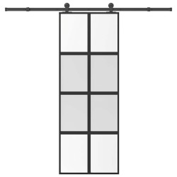 Porte coulissante kit de quincaillerie trempé verre aluminium 517441517441